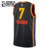 Camiseta Niños NBA Oklahoma City Thunder Chet Holmgren 2024-25 Nike City Edition Negro Swingman